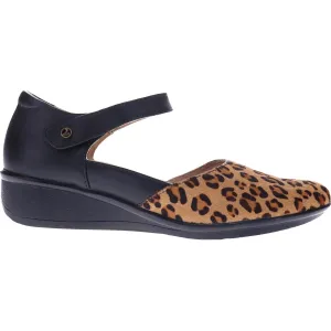 Women's Revere Osaka Leopard/Black French Leather